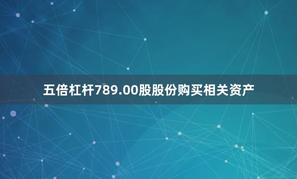 五倍杠杆789.00股股份购买相关资产
